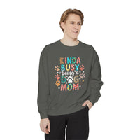 Load image into Gallery viewer, Kinda Busy Being a Dog Mom Sweatshirt
