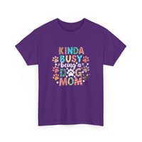 Load image into Gallery viewer, Kinda Busy Dog Mom T‑Shirt
