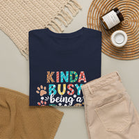Load image into Gallery viewer, Kinda Busy Dog Mom T‑Shirt
