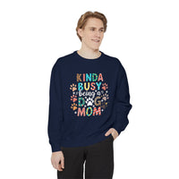Load image into Gallery viewer, Kinda Busy Being a Dog Mom Sweatshirt
