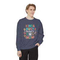 Load image into Gallery viewer, Kinda Busy Being a Dog Mom Sweatshirt
