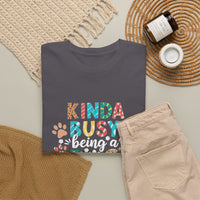 Load image into Gallery viewer, Kinda Busy Dog Mom T‑Shirt
